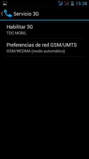 Seleccione Preferencias de red GSM/UMTS