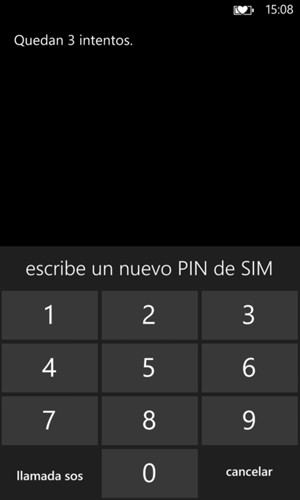 Introduzca un nuevo PIN de SIM
