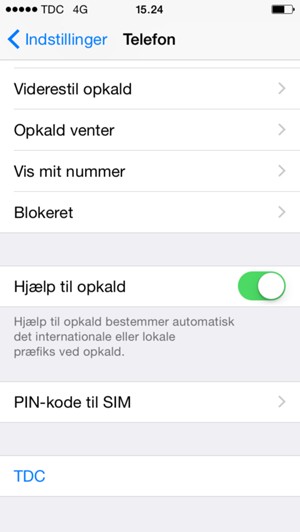 Vælg PIN-kode til SIM