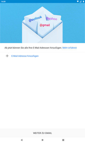 Wählen Sie E-Mail-Adresse hinzufügen