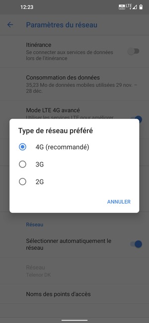 Sélectionnez votre option préférée