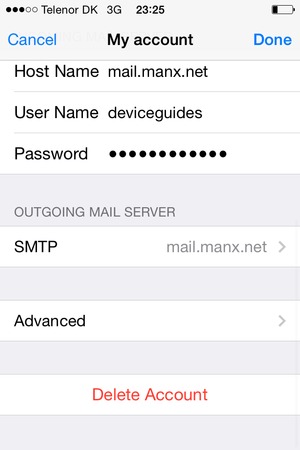 Select SMTP