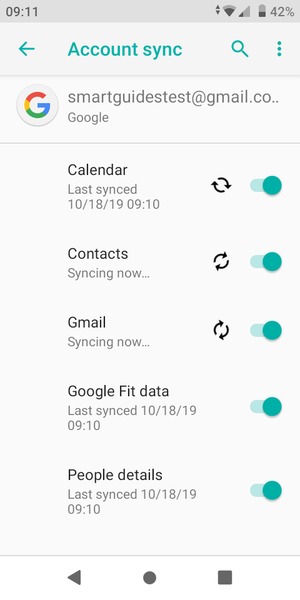 Your contacts from Google will now be synced to your Wiko