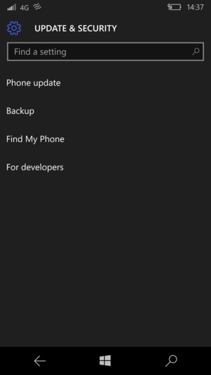 Select Phone update