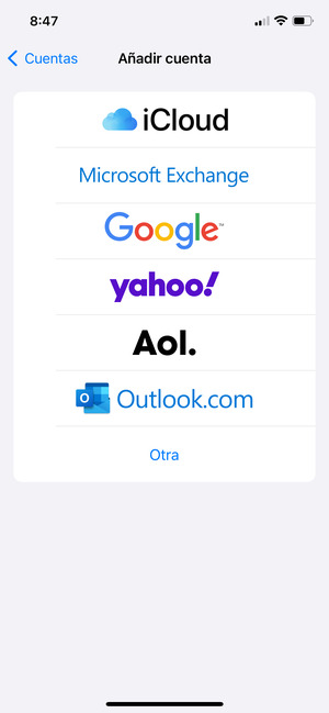Seleccione Outlook.com