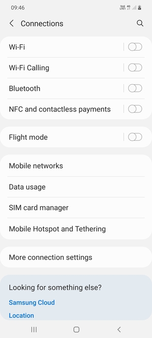 Select Mobile Hotspot and Tethering