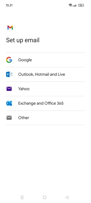 Select Outlook, Hotmail and Live