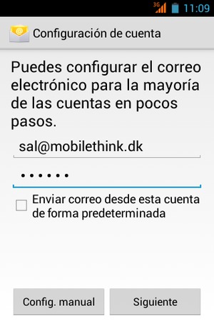 Introduzca su dirección de correo electrónico y contraseña y seleccione Siguiente