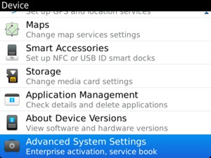Scroll to and select Advanced System Settings
