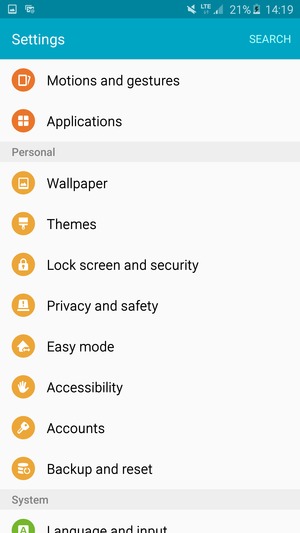 Scroll to and select Security / Lock screen and security