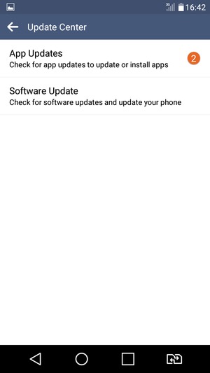 Select Software Update