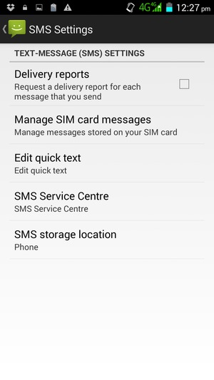 Select SMS Service Centre