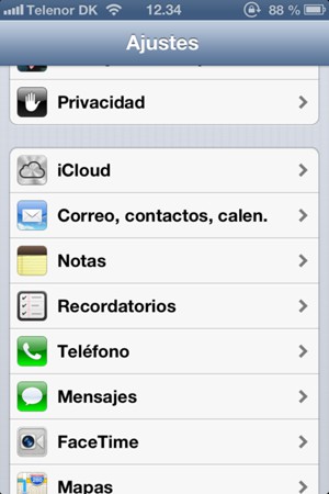 configurar hotmail en iphone 4 ios 7