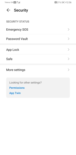 Select More settings