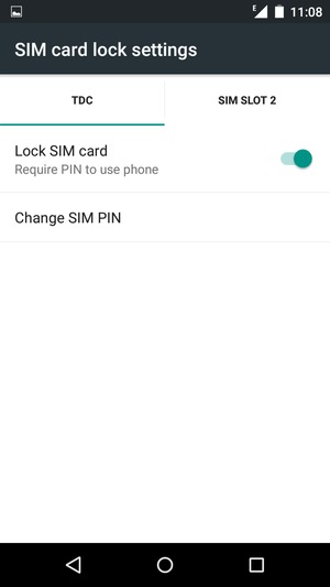 Select Sky Devices and Change SIM PIN