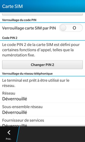 Activer Verrouilage carte SIM par PIN