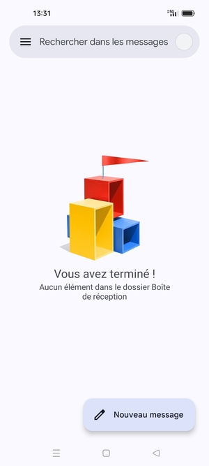 Votre messagerie Gmail est prête à l'emploi