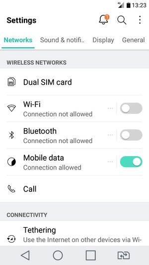 Select Networks and Dual SIM card