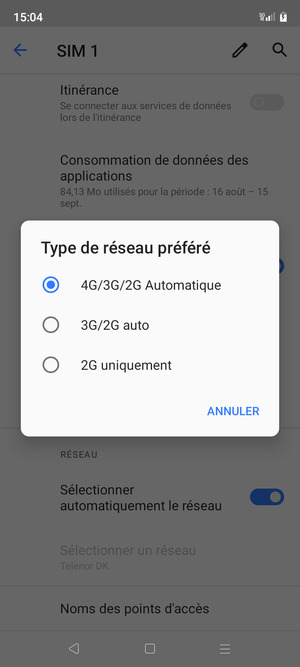 Sélectionnez votre option préférée