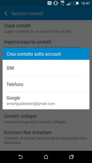 Seleziona Google