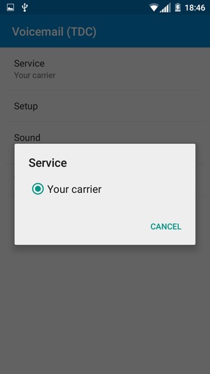 Select Your carrier