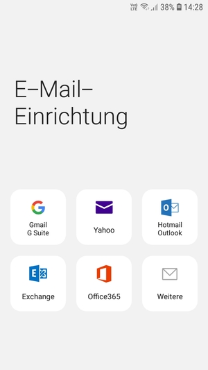 Wählen Sie Hotmail Outlook