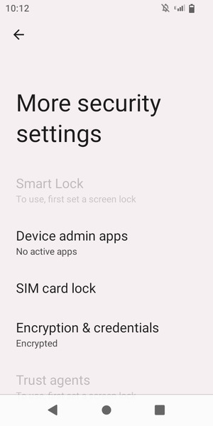 Select SIM card lock