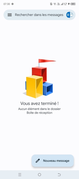 Votre messagerie Gmail est prête à l'emploi