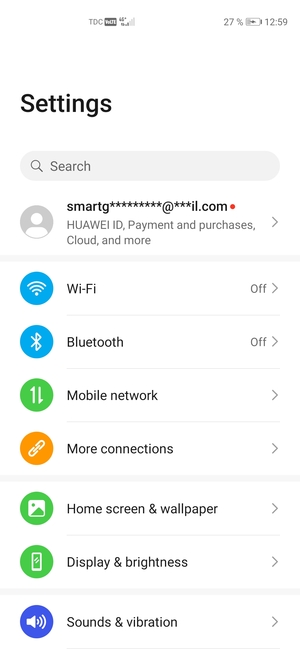 Select Huawei ID