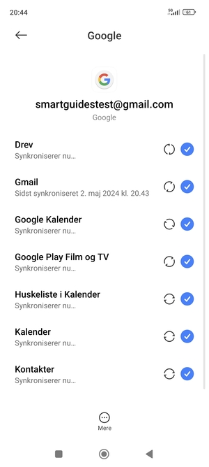 Dine kontakter fra Google vil nu blive synkroniseret til din smartphone