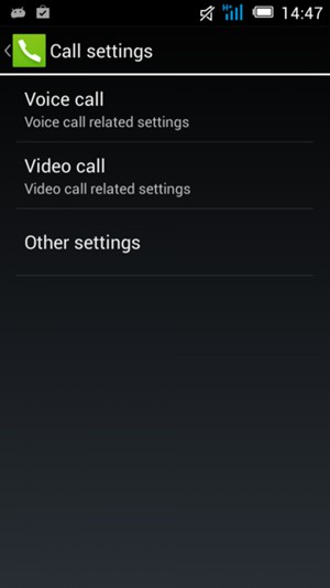 Select Voice call