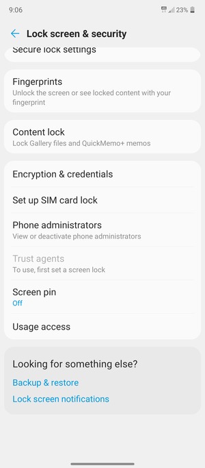 To change the PIN for the SIM card, scroll to and select Set up SIM card lock