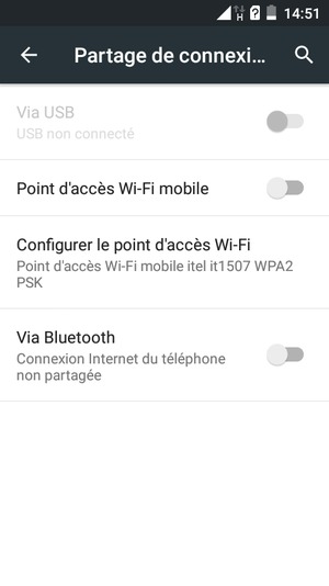 Sélectionnez Configurer le point d'accès Wi-Fi