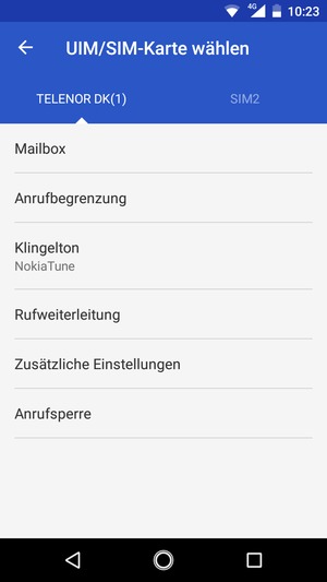 Wählen Sie Mailbox