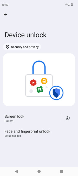 Your phone is now secure with a screen lock