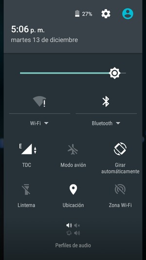 Desactive Bluetooth y Wi-Fi