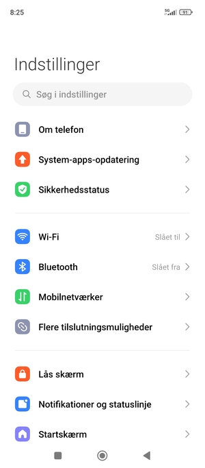 Vælg Mobilnetværker