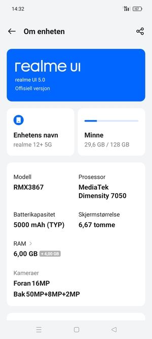 Velg realme UI