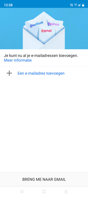 Selecteer Een e-mailadres toevoegen