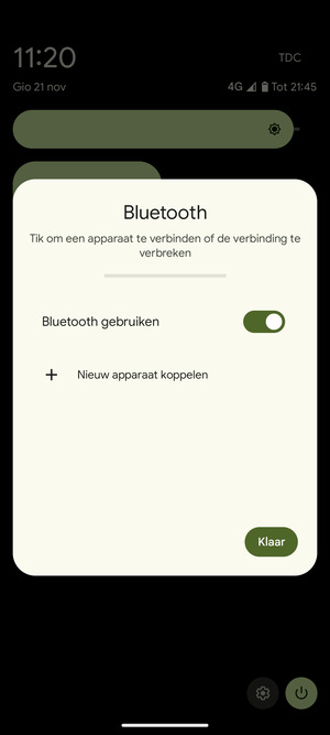 Schakel Bluetooth gebruiken uit