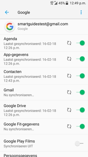 Uw contactpersonen van Google worden nu gesynchroniseerd met uw smartphone