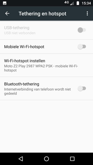 Selecteer Wi-Fi-hotspot instellen