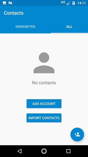 Select IMPORT CONTACTS