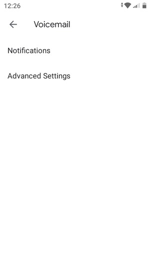 Select Advanced settings