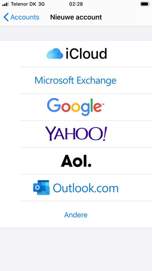 Selecteer Outlook.com