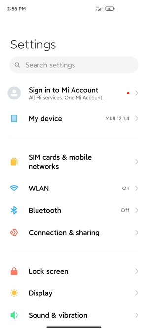 Select SIM cards & mobile networks