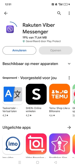 Wacht tot het installatieproces beëindigd is