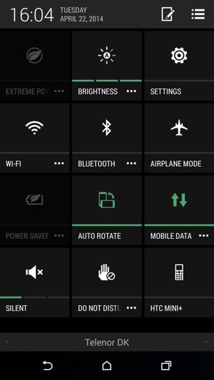 Select SILENT to change to vibration mode