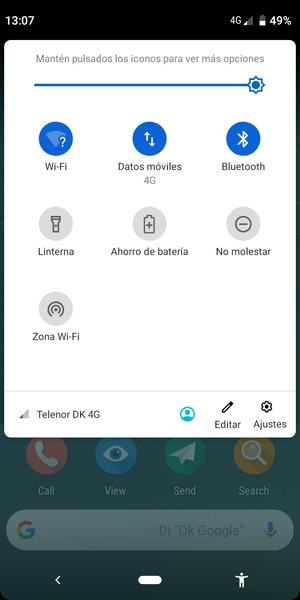 Desactive Wi-Fi y Bluetooth
