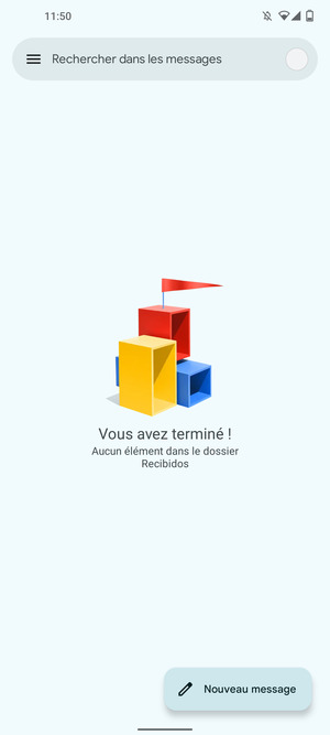 Votre messagerie Gmail est prête à l'emploi